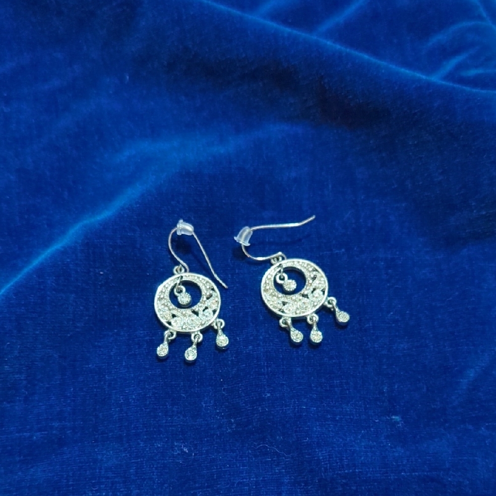 Elegant Silver Dangle Earrings